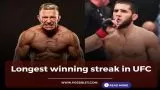 Longest winning streak in UFC