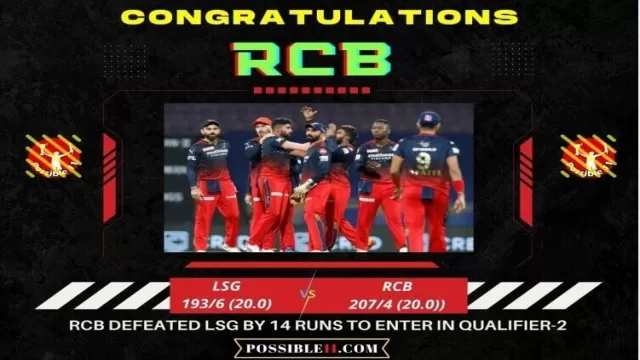 LSG vs RCB IPL 2022 Highlights, Eliminator: