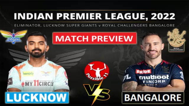 LSG vs RCB Match Preview, Dream11 Match