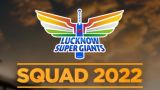 Lucknow Super Giants (LSG) Full Squad IPL 2022