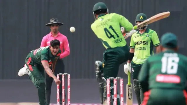 maaz sadaqat stars as pakistan beat bangladesh in 2nd odi 4