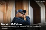 McCullum Says He's Not Having Beer With Aussies Any Time Soon