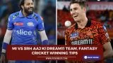 MI vs SRH Aaj ki Dream11 team, फैंटेसी क्रिकेट जीतने के टिप्स