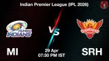 MI vs SRH IPL