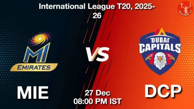 MIE vs DCP, Pitch Report, Head to Head, Playing 11, AI Prediction