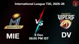 MIE vs DV, Pitch Report, Head to Head, Playing 11, AI Prediction