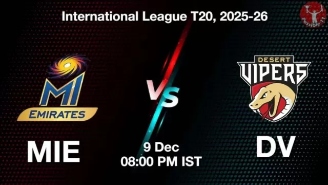 MIE vs DV, Pitch Report, Head to Head, Playing 11, AI Prediction