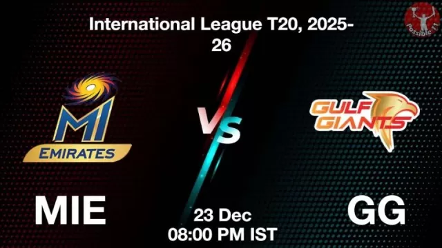 MIE vs GG, Pitch Report, Head to Head, Playing 11, AI Prediction
