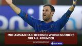 Mohammad Nabi becomes world number 1 ODI all-rounder