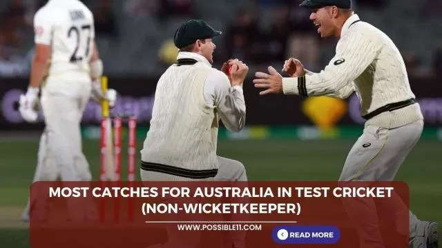 Most catches for Australia in Test cricket