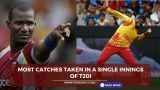 Most catches taken in a single innings of T20I