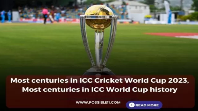 Most centuries in ICC Cricket World Cup