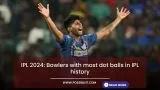 Most Dot Balls Bowled by Bowler in each IPL Season
