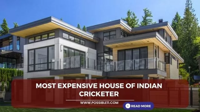 Most expensive house of Indian cricketer