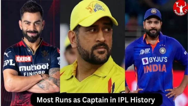 Most Runs as Captain in IPL History 