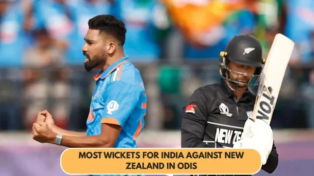 Most wickets for India against New Zealand
