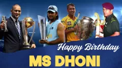 MS Dhoni 44th Birthday : Picture