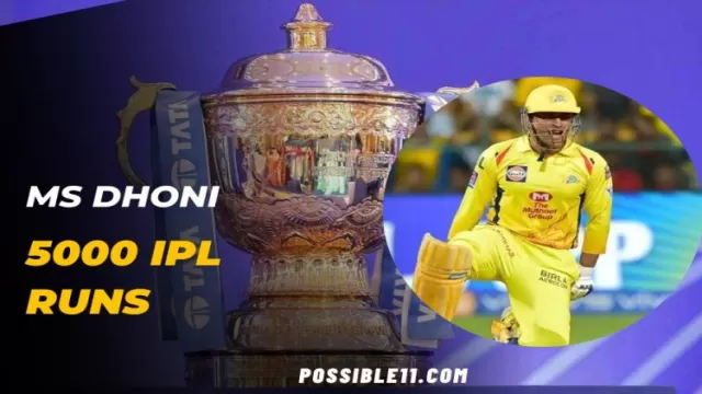 MS Dhoni completes 5000 runs in IPL