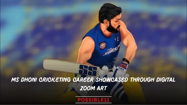 MS Dhoni cricketing career showcased through digital