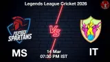 MS vs IT LLC 2026, Pitch Report, Head to Head, Playing 11, AI Prediction