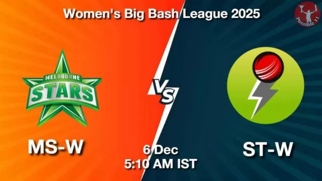 MS-W vs ST-W WBBL 2025, Pitch Report, Head to Head, Playing 11, AI Prediction