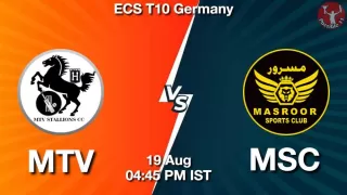 MTV vs MSC ECS T10 2025: Playing 11
