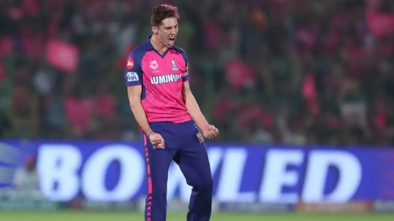 nandre burger (rr) rr vs rcb ipl 2026