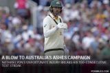 Nathan Lyon's Unfortunate Injury Breaks His 100-Consecutive Test Streak