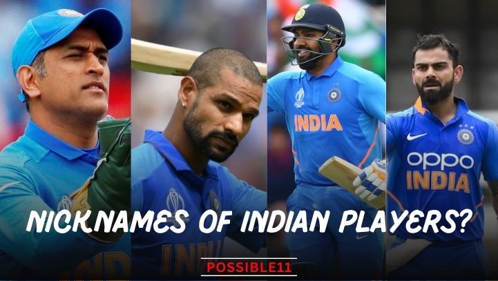 Nicknames of Indian players?