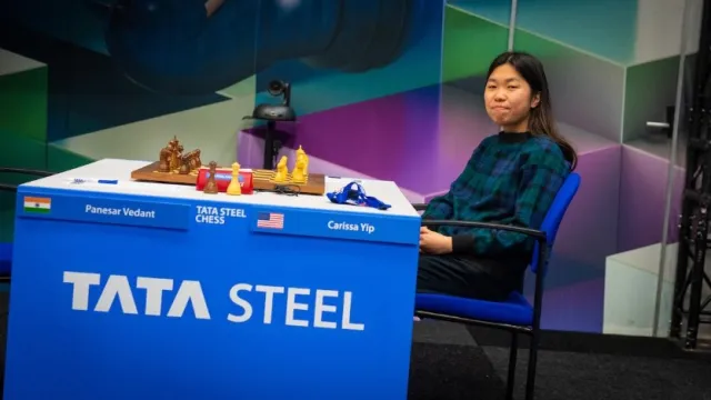 niemann shocks tata steel chess with bold queen sac 9