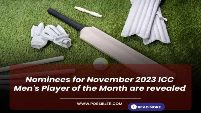 Nominees for November 2023 ICC Mens Player