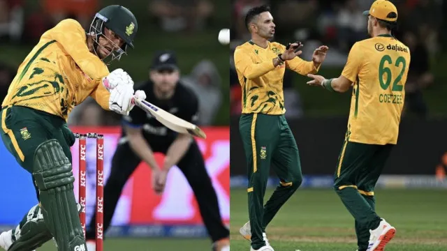 NZ vs SA 1st T20I Highlights: South