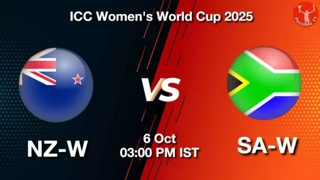 NZ-W vs SA-W Womens World Cup 2025: Head-to-Head, Playing 11, AI Prediction