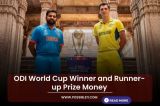 ODI World Cup Winner and Runner-up Prize Money