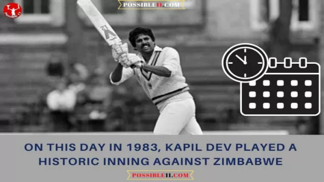 On this day in 1983 Kapil Dev