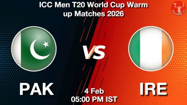 PAK vs IRE Warm-Up Match, Pitch Report,