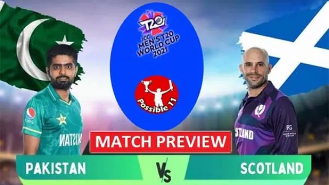 PAK vs SCO Match Preview, Today Match