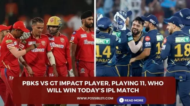 PBKS vs GT Impact Player, Playing 11,