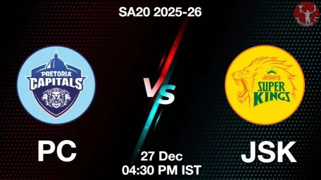 PC vs JSK SA20 2025-26, Pitch Report, Head to Head, Playing 11, AI Prediction