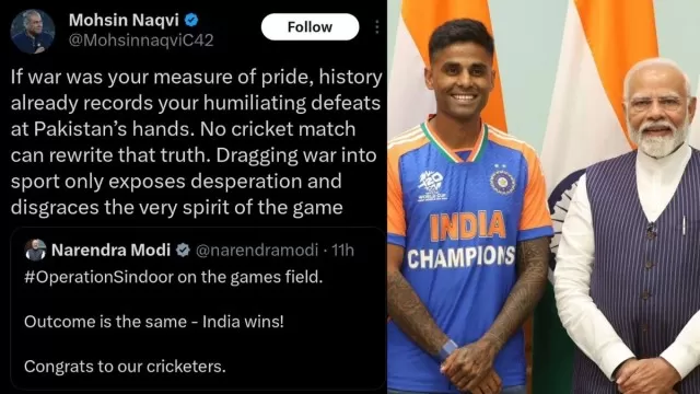 PCB Chairman Mohsin Naqvi Responds to PM Modi Asia Cup Tweet