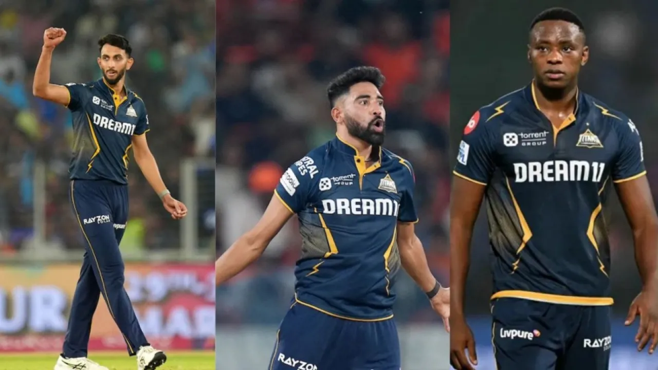 prasidh krishna mohammed siraj kagiso rabada