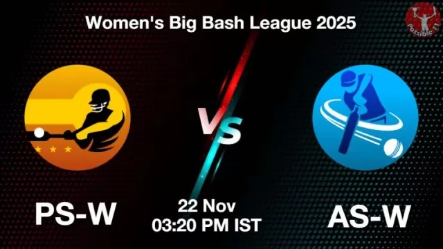 PS-W vs AS-W WBBL 2025, Pitch Report, Head to Head, Playing 11, AI Prediction