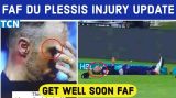 PSL 2021: du Plessis taken to hospital after nasty on-field collision