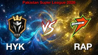 PSL 2026: HYK vs RAP Match
