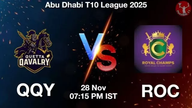 QQY vs ROC, Pitch Report, Head to Head, Playing 11, AI Prediction