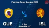 QUE vs ISL PSL
