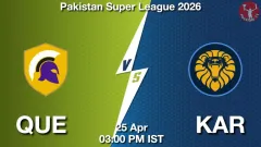 QUE vs KAR PSL 2026, Picture