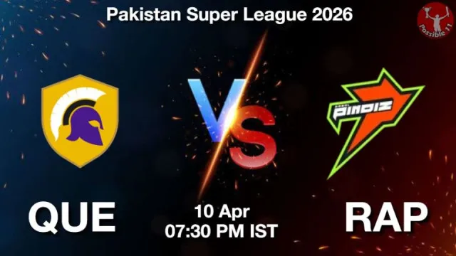 QUE vs RAP PSL 2026, Pitch Report,