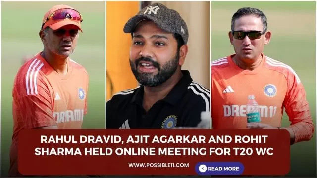 Rahul Dravid, Ajit Agarkar and Rohit Sharma