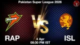 RAP vs ISL PSL